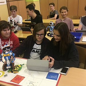 Kroužek lego robotů
