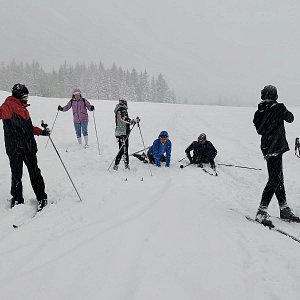 Lyžařský kurz sekundy a tercie