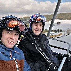 Lyžařský kurz 1. ročníku a kvinty