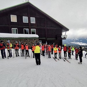 Lyžařský kurz sekundy a tercie