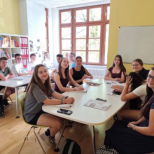 Jazykový pobyt studentů dačického gymnázia v Augsburgu