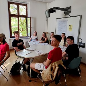 Jazykový pobyt studentů dačického gymnázia v Augsburgu